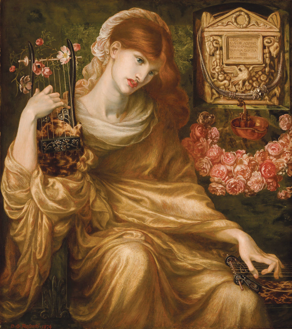 V4 Dante_Gabriel_Rossetti_-_La_viuda_romana_(Dîs_Manibus)
